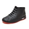 Men's Non-Slip Waterproof Short Rain Boots for Kitchen, Car Washing, Fishing, and More