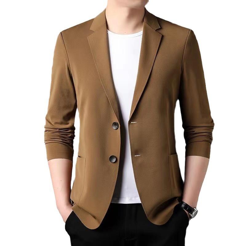 Ležérní mladistvý oblek pro muže, volná a lehká business sako s mladistvým stylem