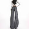 Korean Style Women's Casual Cargo Pants - Spring/Summer Straight Fit