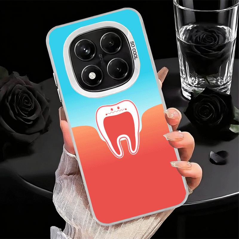 

Tooth Dentist Pattern Soft Phone Case for Xiaomi Redmi Note 13 14 15 Pro Plus 12S 12 11S 11 11T 10S 10 Shockproof Cover Back She Redmi Note 12 4G