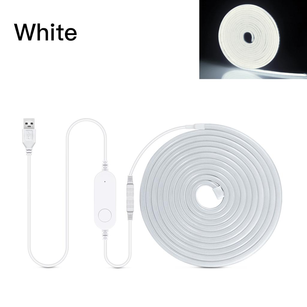 WiFi USB 5V Neon LED Strip 120LEDs/M Remote Control Dimmable Tape Ribbon LED Lights Work With Alexa Google Home