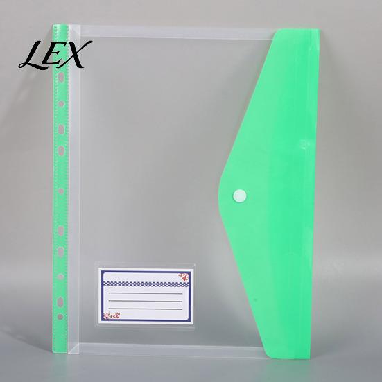 A4 Letter Size Storage Pouches 11-Hole Expanding File Pocket, Assorted Colors Large Capacity Document Clear Plastic Sleeves Holders, Waterproof Binder