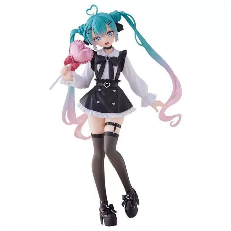 New In Stock Hatsune Miku In A World With Closed Windows Collectible Anime Action Kwaii Miku Figures Model Toys Christmas Gifts