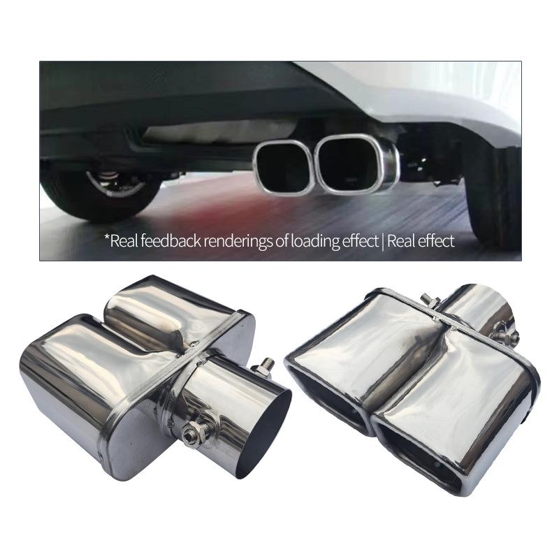 Fits BYD F0 (2013-2017), Volkswagen Lavida, Mazda 3 Xingcheng Dual Outlet Exhaust Tailpipe