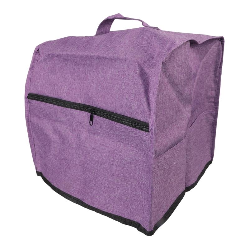 Overlock-Nähmaschine Staubschutzhülle mit oberem Griff und Organizer-Taschen Nähmaschinen-Zubehör für den Hausgebrauch