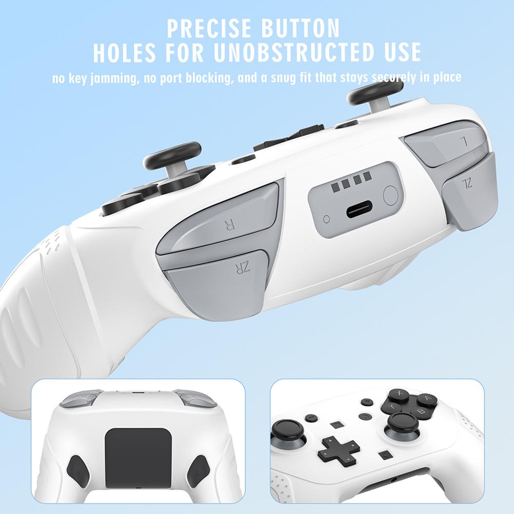 Silicone Case Cover For Nintendo Switch 2 Pro Controller Gamepad Soft Protective Shell Grip Cover Anti-Slip for NS2 Accessories