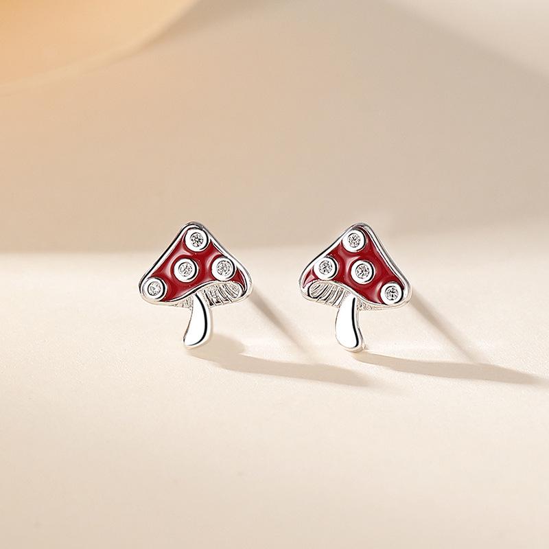 Exquisite S925 Silver Christmas Earrings: Cute Reindeer, Christmas Tree, and Santa Claus Designs