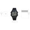 Casio AE-1200WH-1A Men's Digital Watch Black Color Overseas Model