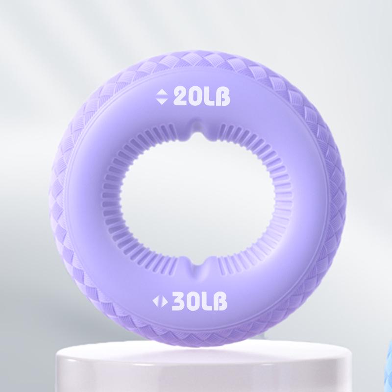 Dual Resistance Silicone Grip Strengthening Ring for Hand, Arm, and Finger Rehab - for Men and Women
