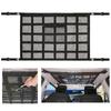 Car Ceiling Cargo Net Upgrade Pocket Strengthen Load-Bearing Droop Less Double-Layer Mesh Roof Storage Organizer For Car Truck