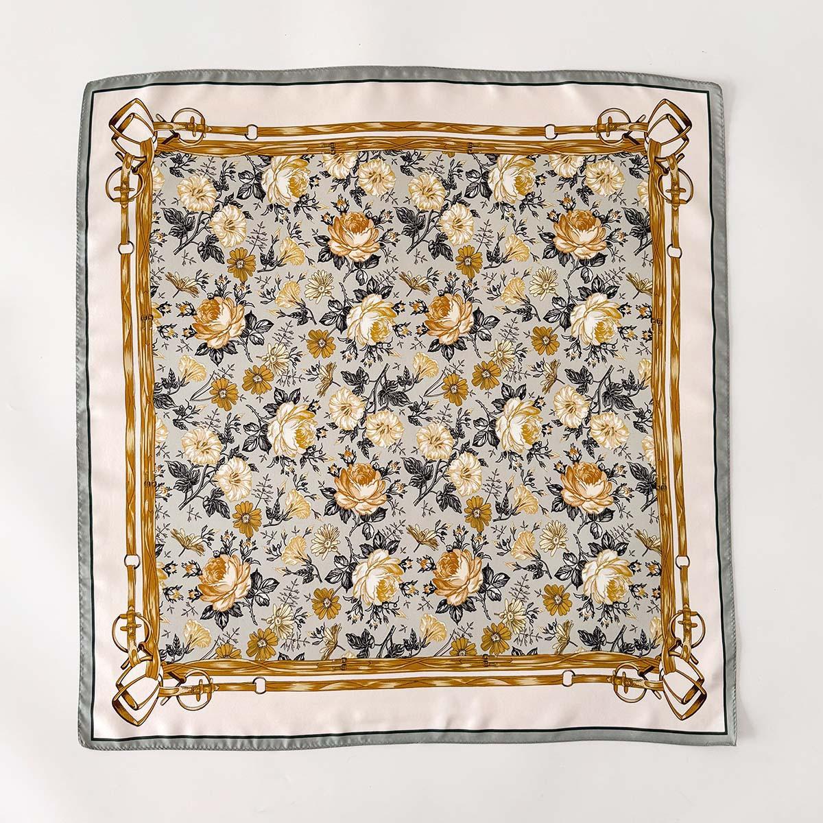 

Шарф из 100% натурального твила 14 момме для женщин Двусторонний Женский Фуляр Повязка на голову Шаль Квадратный Хиджаб Бандана bufanda Шарфы Twill Silk 65x65cm