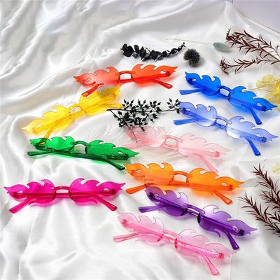 Trendy Eyewear Party Cosplay Flame Shaped Flame Sunglasses Sunglasses for Women Sun Glasses
