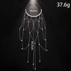 Exploiting Fire Pearl Tassel Headband High-end Ins Style Bride Wedding Headwear Simple Niche Hair Accessories