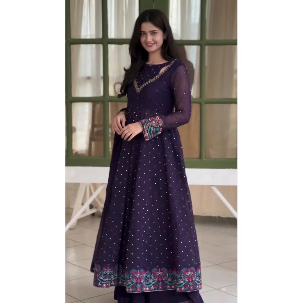 Salwar Kameez Pakistani Indian Wedding Party Wear Dress Bollywood Anarkali Suit