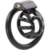 FREDORCH 2022 Super Small Penis Ring Sissy Chastity Cage,Locked In Male Chastity Device with 4 Base Ring (L-Large, Black)
