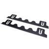 2PCS Stove Gap Fillers Stainless Steel 59.5CM Length Rain Proof Black Color Stove Counter Gap