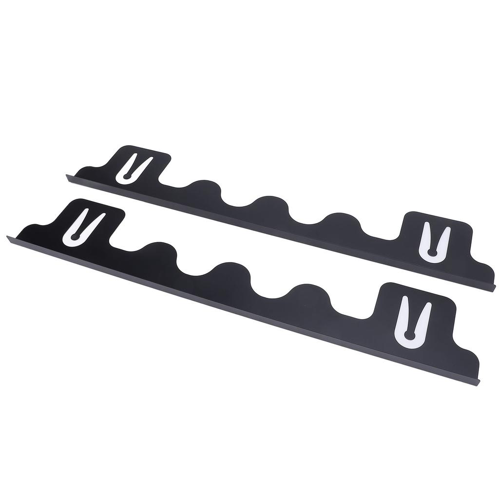 2PCS Stove Gap Fillers Stainless Steel 59.5CM Length Rain Proof Black Color Stove Counter Gap