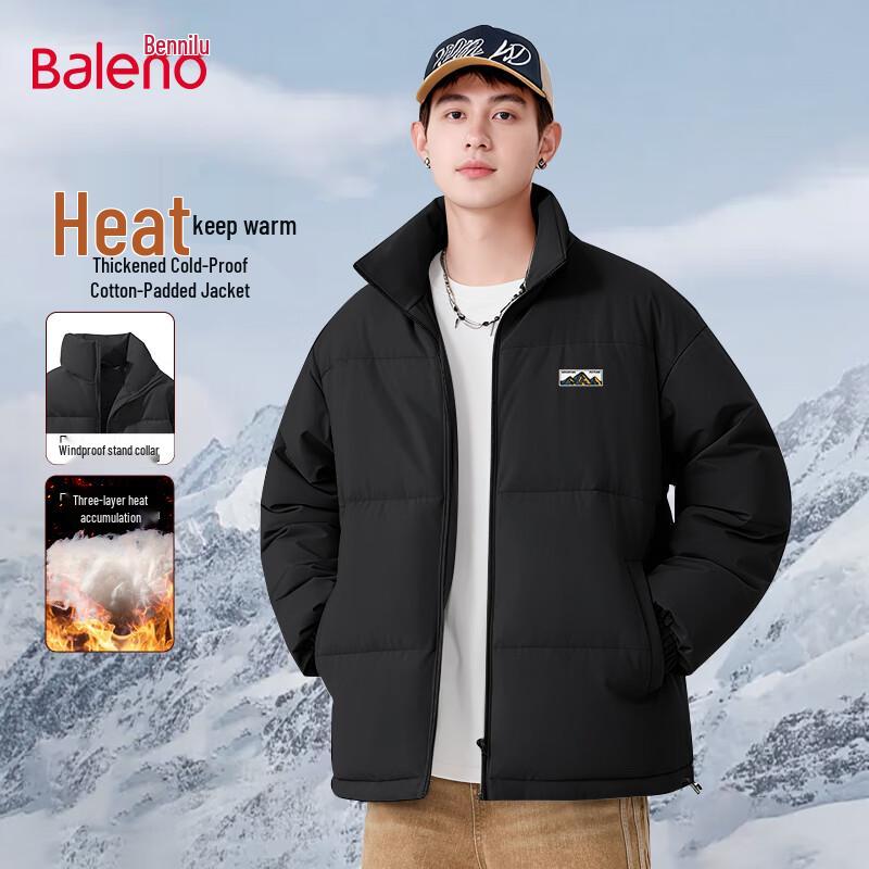 Baleno Men's Stand Collar Winter Padded Jacket