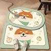 Absorbent Bathroom Mat Toilet Mat Mat Non-slip Household Toilet Door Carpet Cartoon Diatom Mud Mat