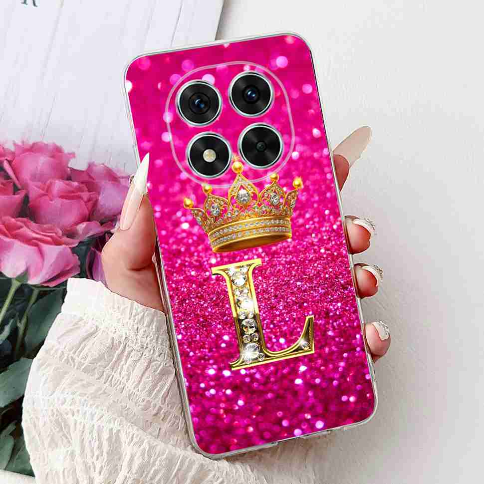 For Redmi Note14 Pro 5G Casing 6.67" Diamond Letter Back Cover Soft Silicone Cases For Xiaomi Redmi Note 14 Pro 5G Coque Fundas