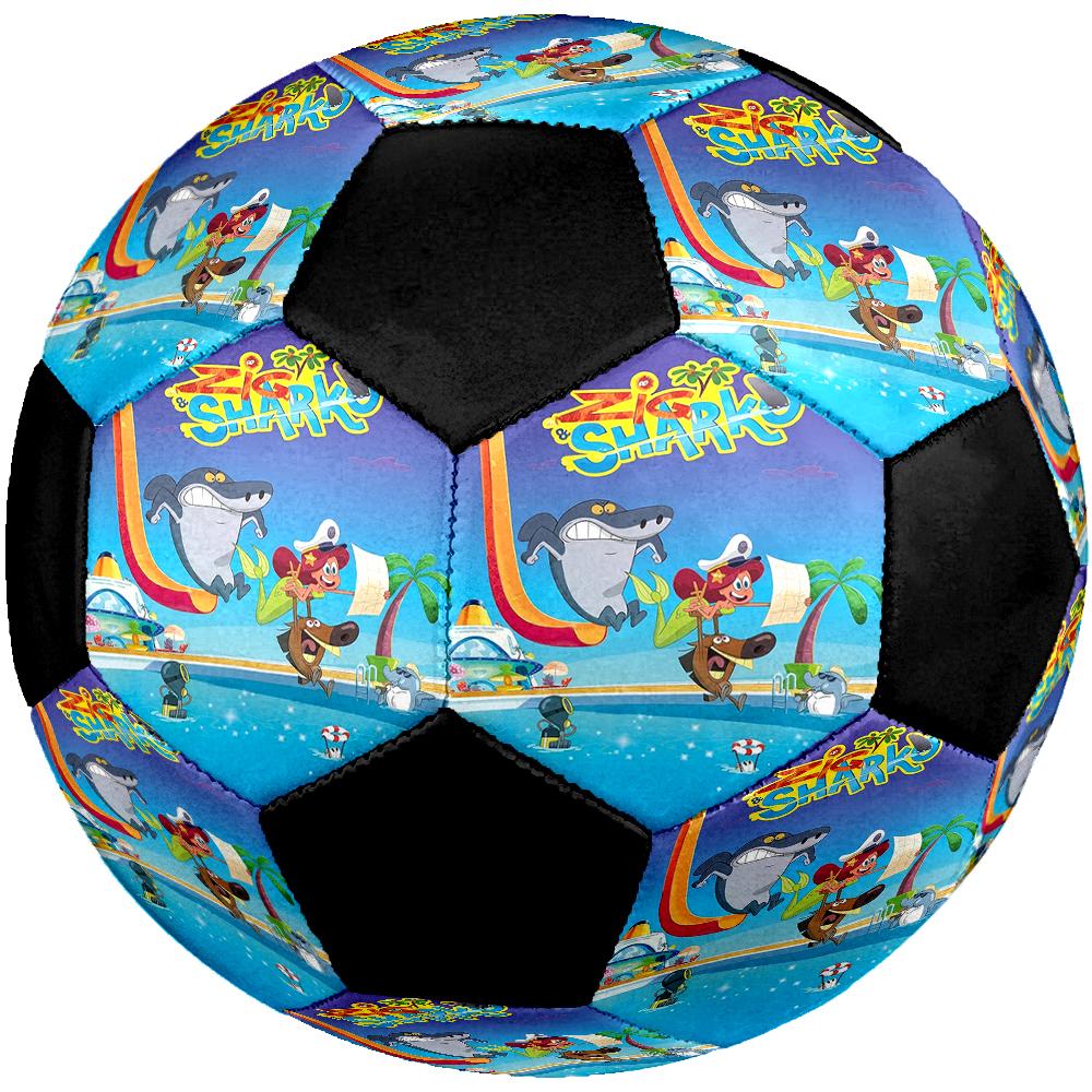 Zig & sharko Theme Size 5 Soccer Ball, Suitable for Both Indoor and Outdoor Matches, a Gift Suitable for Everyone.