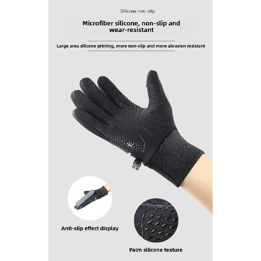 Unisex Touchscreen Waterproof Cold Proof Outdoor Gloves for Men Man Hiking Cycling Fishing Sports Winter Thermal Moto gear Glove