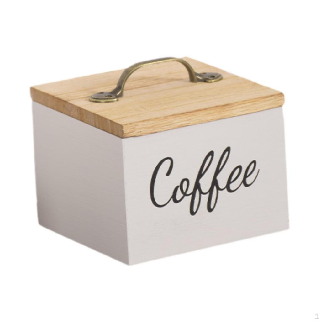 Coffee Capsule Holder with Lid, Large Capacity Pod Organizer Display Box for Home, Desk,