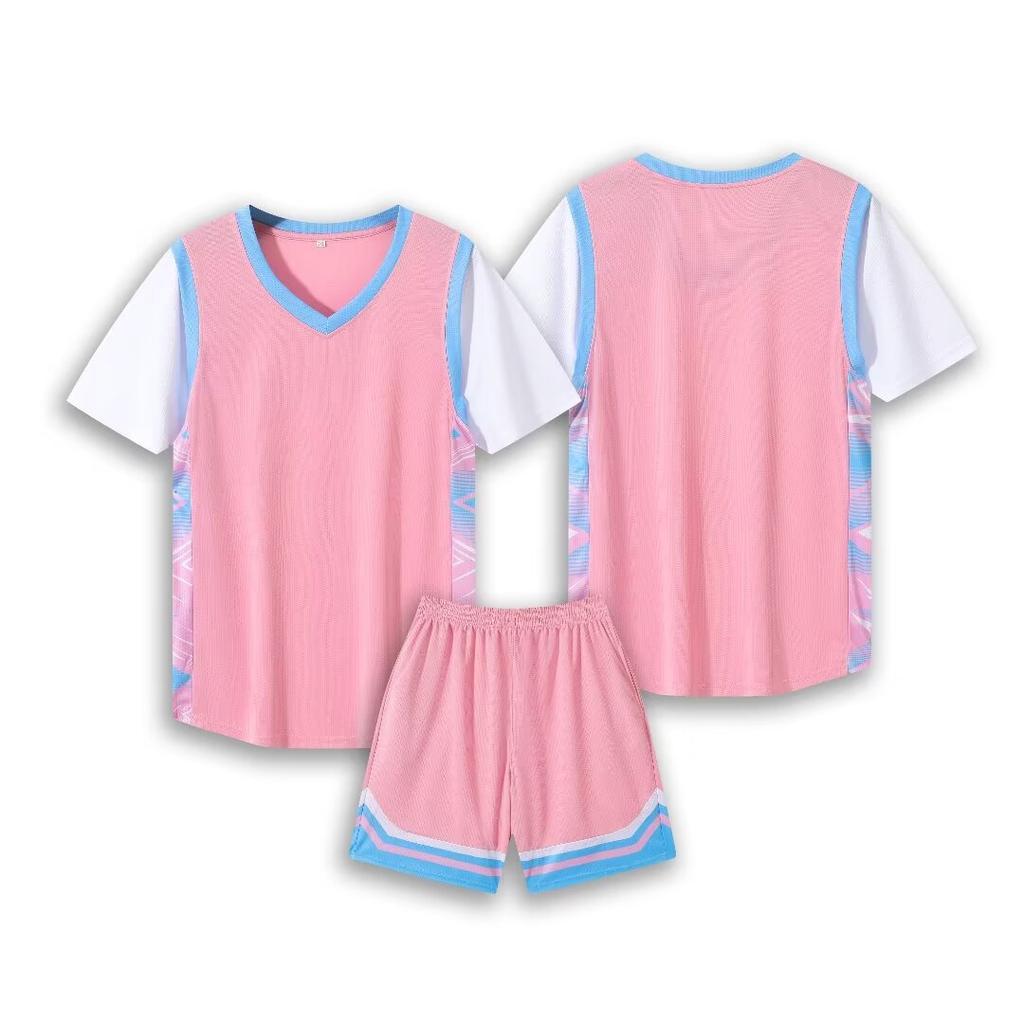 1307 Basketball Jersey Fake Two-Piece Set Adult Children'S Clothing Men'S Print Team Jersey 3Xs-5Xl