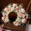 Women Head-Dress Colorful Flower Headband Hair Wreath Wedding Party Costume Headpiece for Bridal Women Fashion Hair Accessory