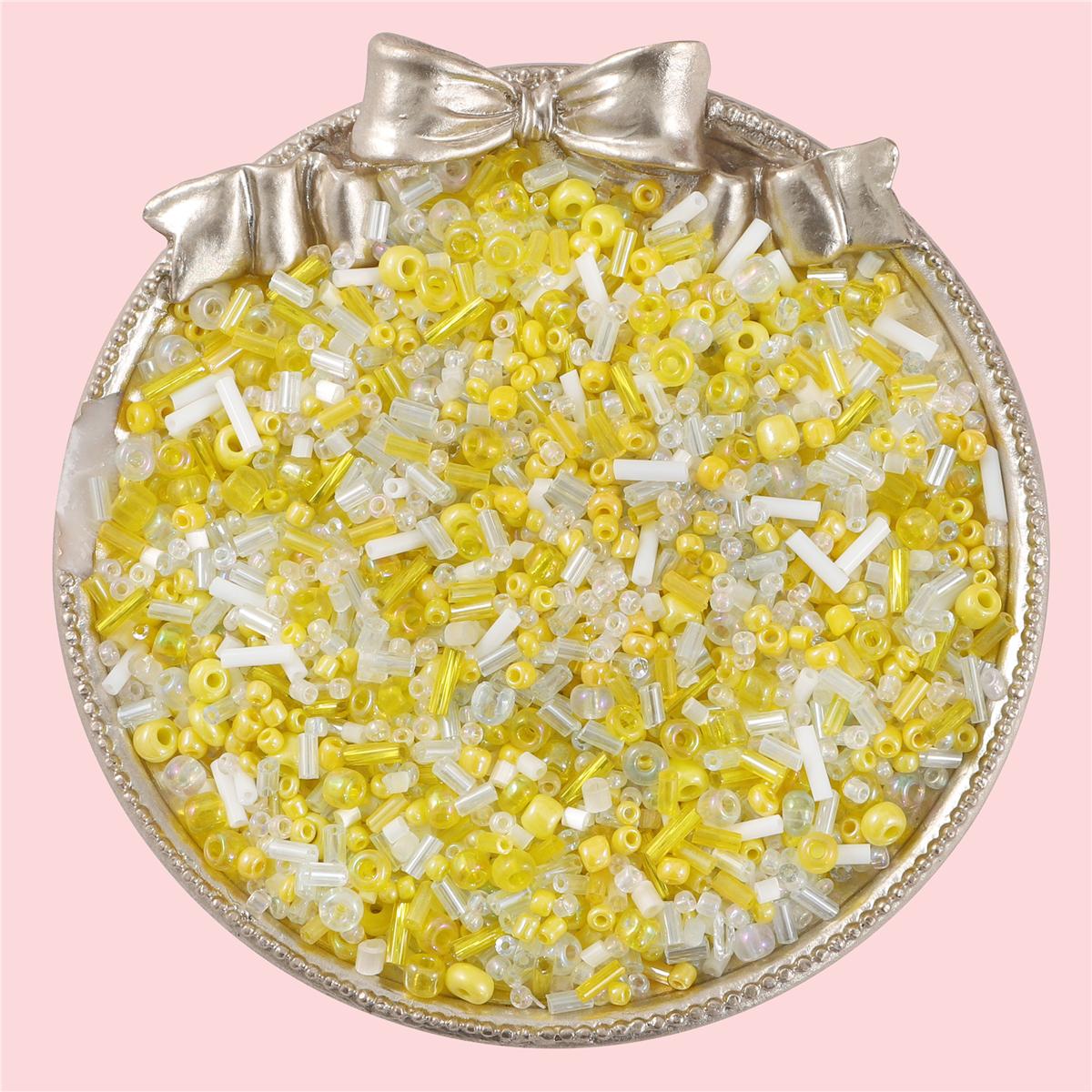 

1000 шт. выбор цвета, высокое качество, смешанный стиль, стеклянные бусины для украшения, изготовления ювелирных изделий, браслет «сделай сам», ожерелье about 1.5~4.5mm 1000pcs жёлтый