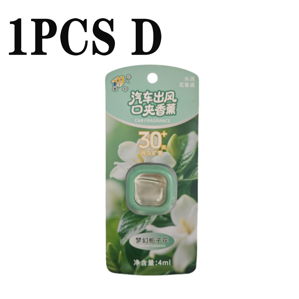

1pc Car Aromatherapy Breathable Film Air Conditioning Vent Clip Long-Lasting Odor Removal Inside The Cars Decorative Accessories
