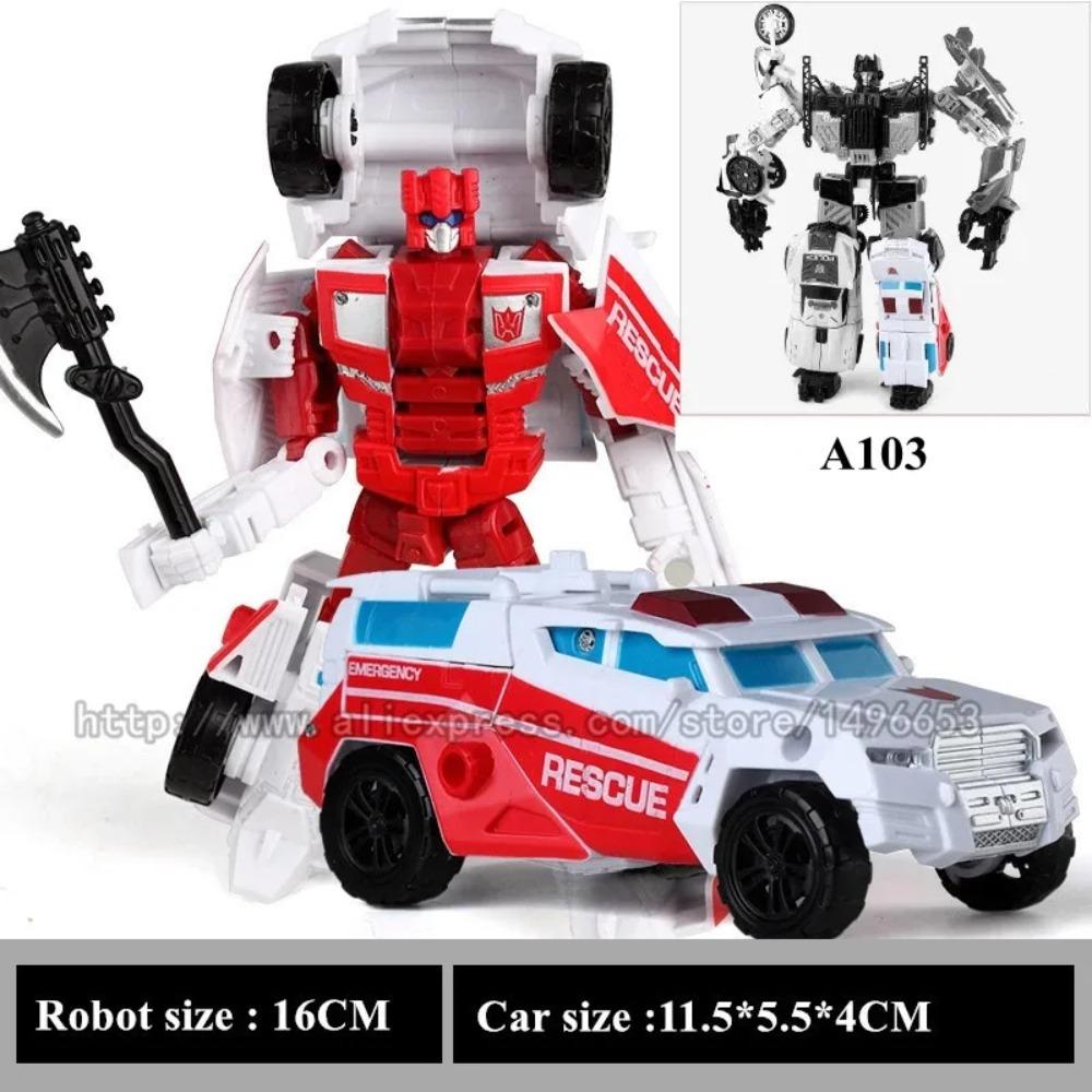 Haizhixing Cool Transformation Robot Car Toys Boys Anime Devastator Aircraft Tank Engineering Military model KO GT2 Kids Toy