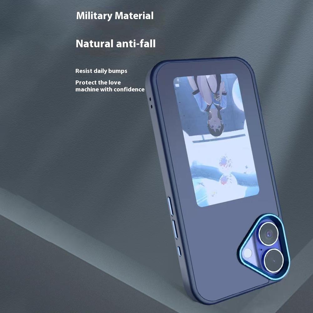 For iPhone 16 Plus E Ink Phone Cover 4-Color Display Pattern Customized Case