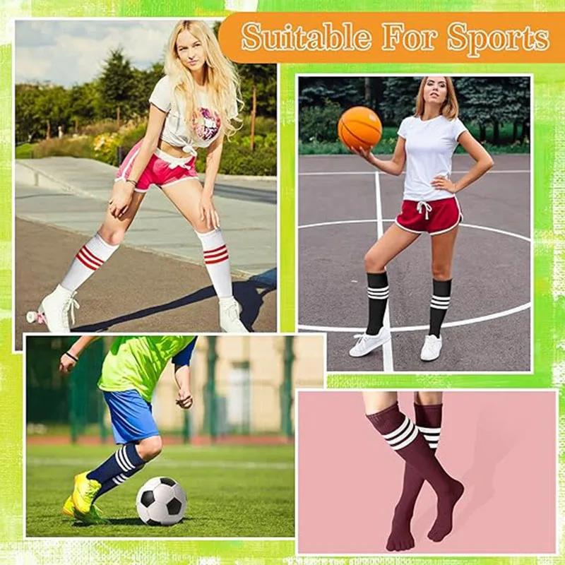 Solid Knee Length Socks Women's Striped Lolita Warm Hip-hop Sports Socks Harajuku Socks JK White Sock