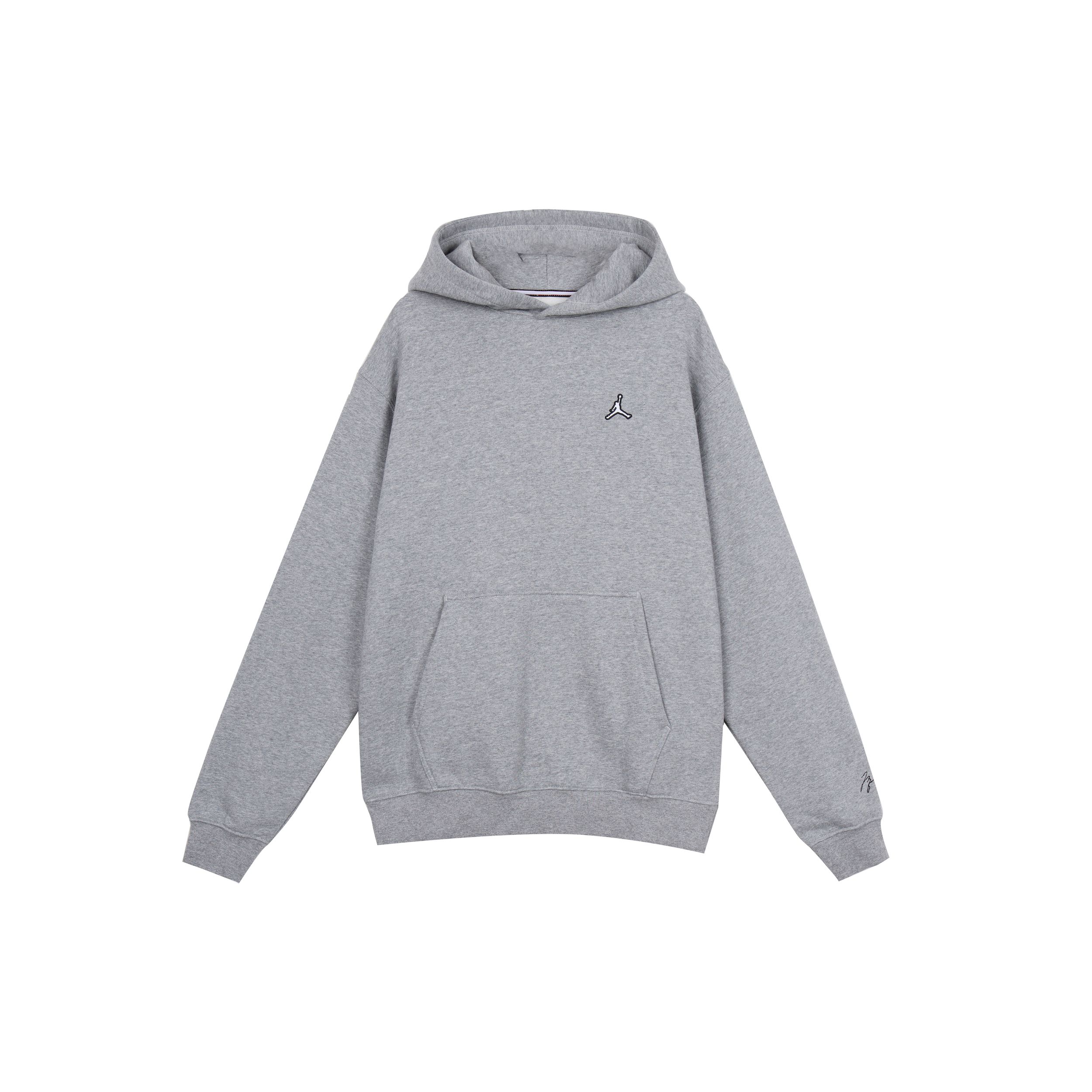 

Jordan Essentials флисовый пуловер с капюшоном серый мужской уличный стиль DA9818-091 XL