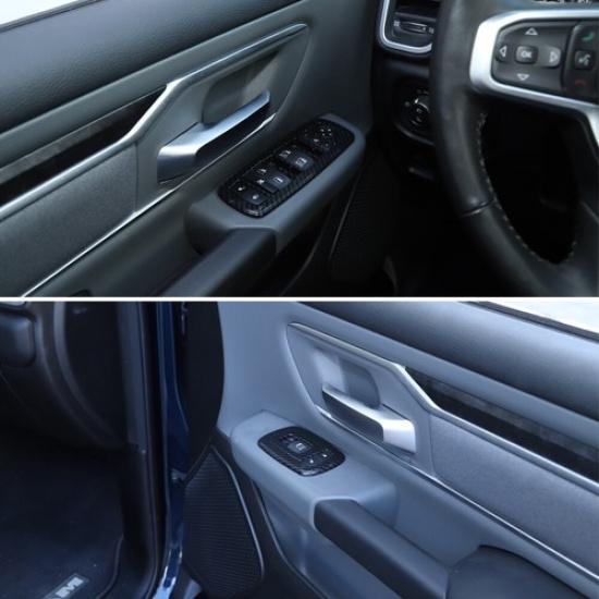 Window Lift Switch Button Panel Cover Trim for Dodge Ram 1500 2018+ Accessories