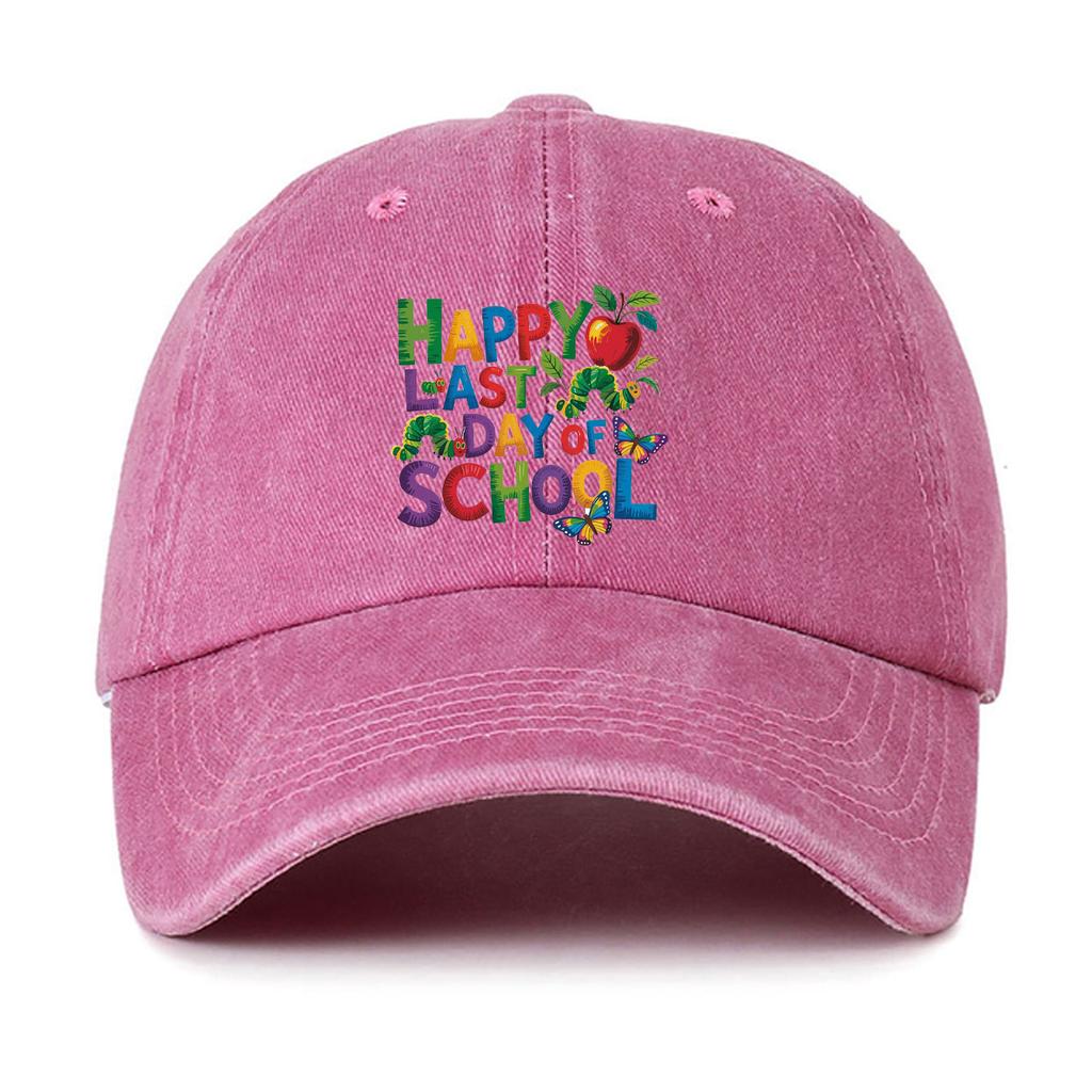 Very Hungry Caterpillar A Little Progess Each Day Adds Up To Big Results Graphic Cap Women Unisex Summer Cartoon Baseball Hat