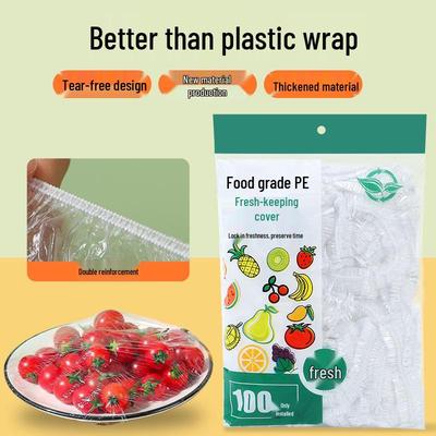 Förtjockade Elastiska Klibbfolie Skålöverdrag för Matskydd och Dammskydd