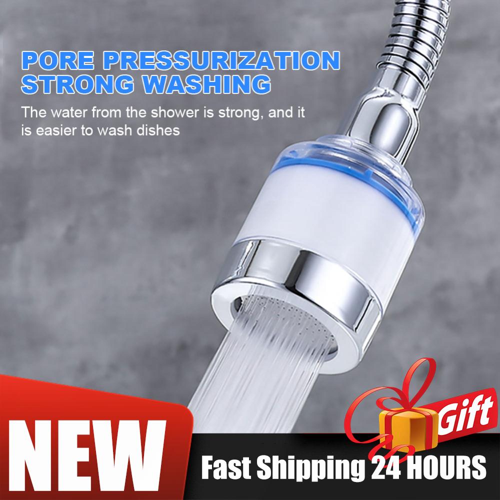 Home Kitchen Faucet Filter Rotating Water Purifier Filter Universal For Bathroom Household Shower Filter PP Cotton High Density