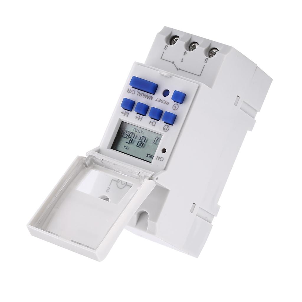 LCD Display 7 Days Programmable Electronic Relay Time Switch 16on&8off Timer(AC110V)