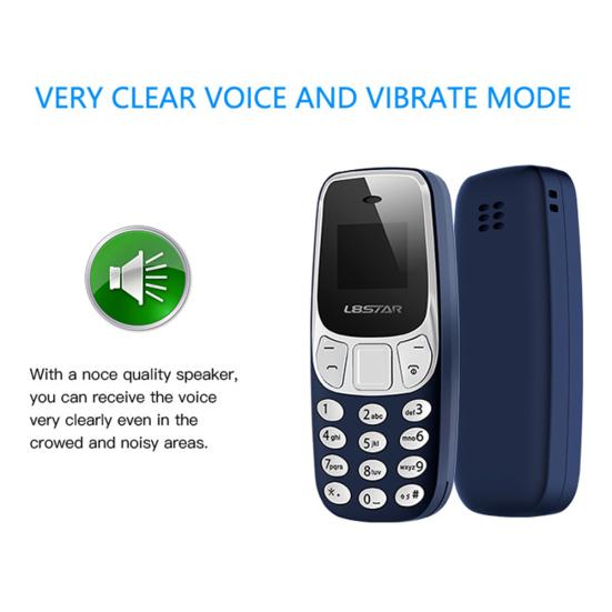 BM10 Mini Handy Kopfhörer Stimmveränderer Telefon Bluetooth-kompatibler Dialer Ersatz Mini-Handy