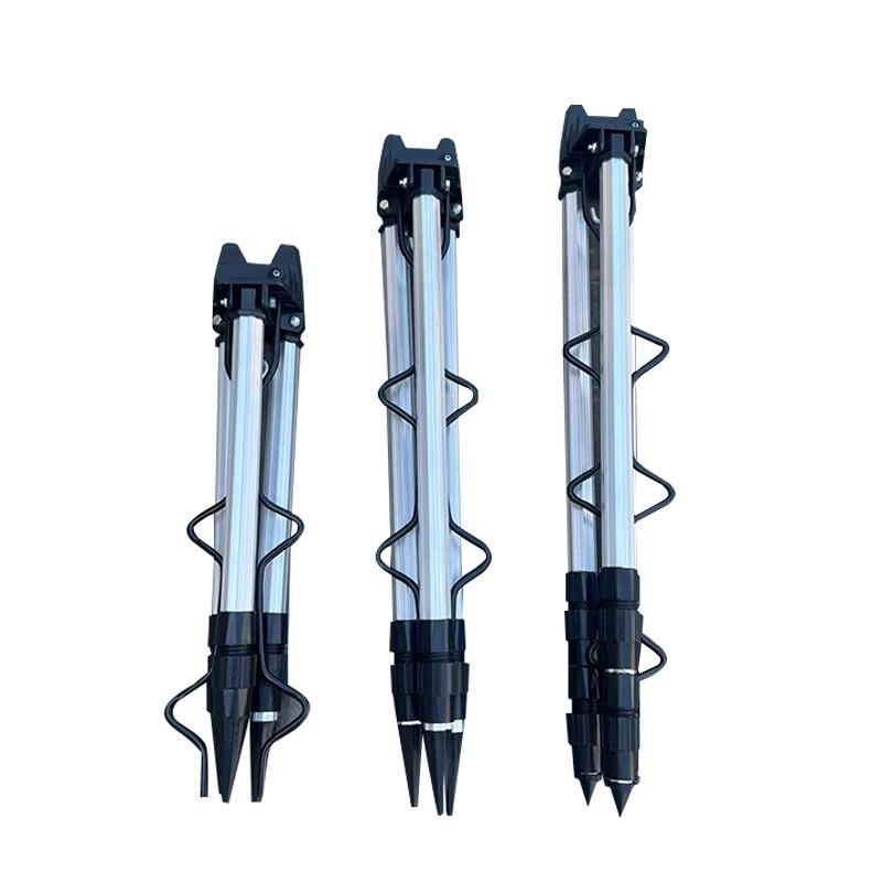 Retractable Aluminum Alloy Fishing Rod Tripod Stand