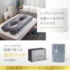 GOKUMIN Body Pillow for Pregnant Nursing Japanese Height Pressure Luxury Velor Good Side Pillow with 500g of Refill Cotton X Women, Cushion, Large,