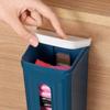 Kitchen Trash Bag Organizer Self-Adhesive Punch-Free Trash Bag Storage Box Disposable Garbage Bag Dispenser Cupboard Organizer