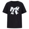 Little MO&Co. Girls' Pure Cotton Bowknot Short Sleeve T-shirt