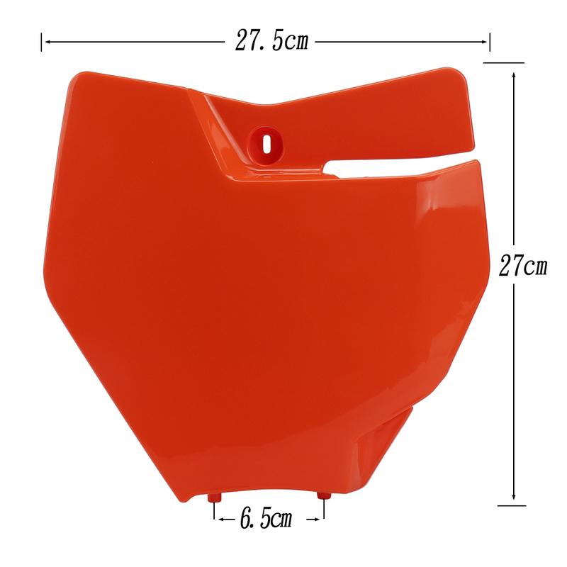 Motorcycle Front Number Plate Plastic Cover For KTM SX SX-F XC XC-F 125-450 2016-2018 Motocross Enduro Dirt Bike Accessories