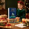 Acryl Meereslebewesen Figuren 2026 Weihnachts-Adventskalender, 2D Meerestiere Anhänger, Kalender 24 Tage Countdown Box, Fenster Baum Hängedekoration Neujahr