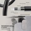 Bathroom Stainless Shower Full Set 3 Fashion Bathtub Shower System Pressed Shower Sets Thermostatic Self-cleaning Shower Faucet
