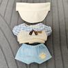 Replacement Games 10CM Cotton Doll Clothes Colorful Doll Outfit Sweater Pant Hat Set  Kids Toys