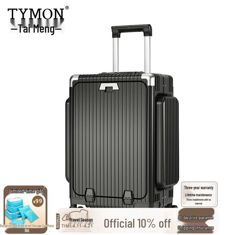 

Tymon Business Travel Hardside Luggage with USB & Phone Holder 24 inches